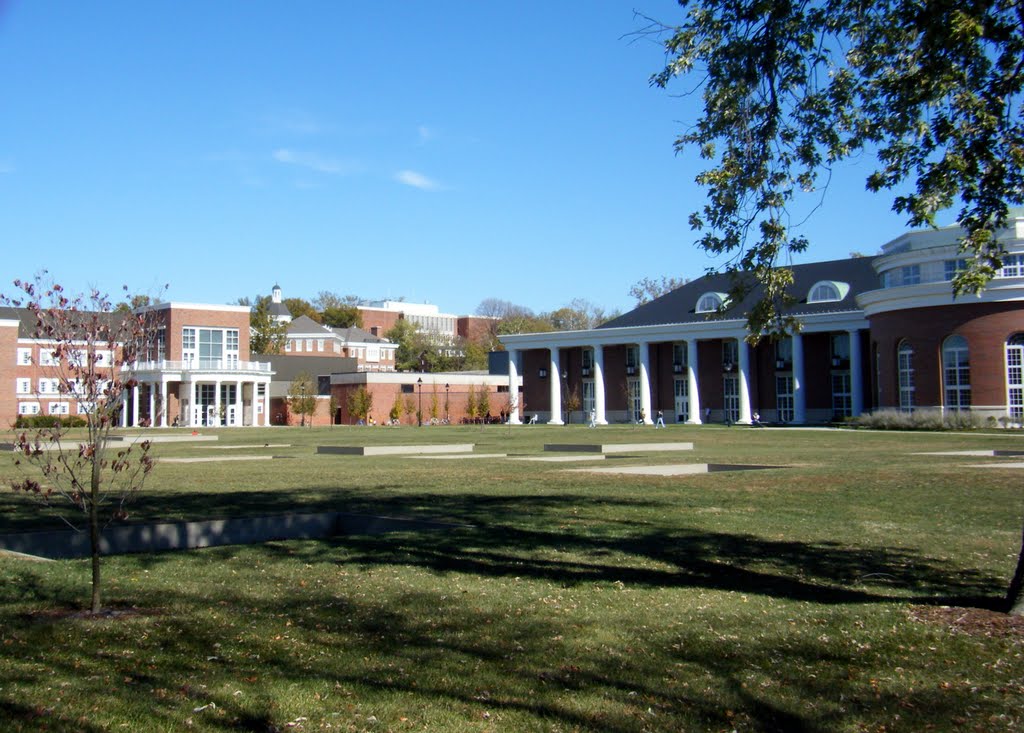 OUs campus from Bicentennial Park