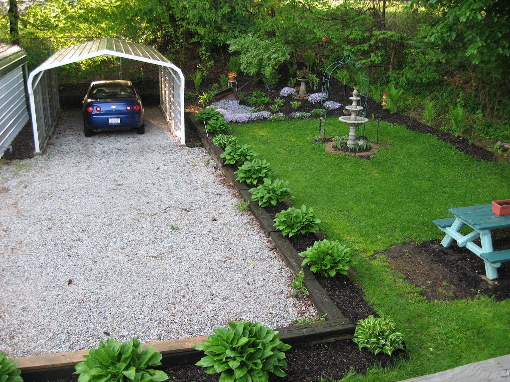 Back Yard small car port