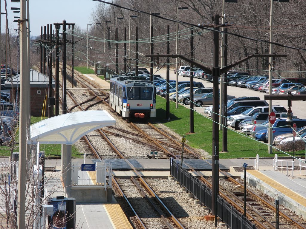 RTA Green Road Station, Green Line, Shaker Heights, Ohio