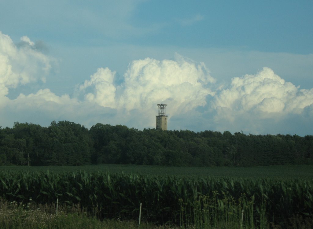 Tower and the clouds