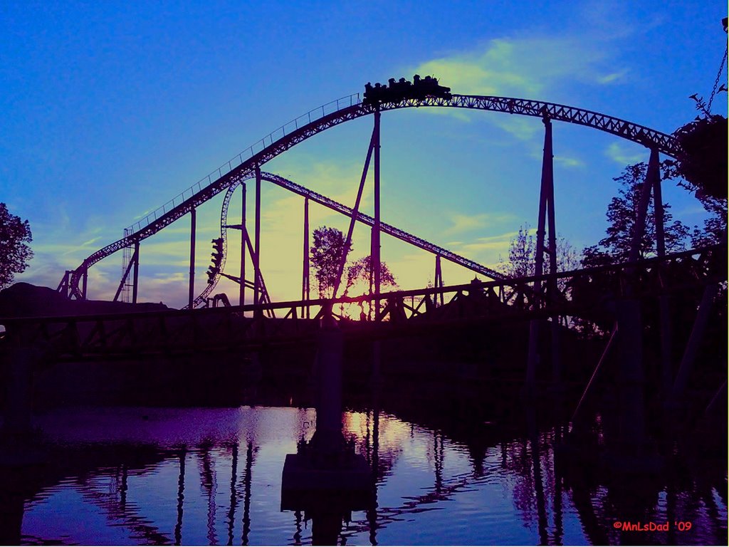 Riding into the Sunset ~ Cedar Point ~ Maverick