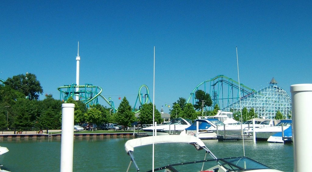 Cedar Points Raptor & Blue Streak coasters