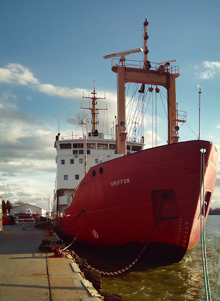 CCGS Griffon, docked at CCG Amherstburg Sub-Base