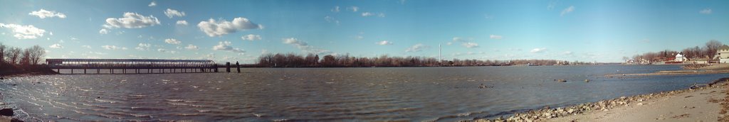 Detroit River near old Boblo ferry pier