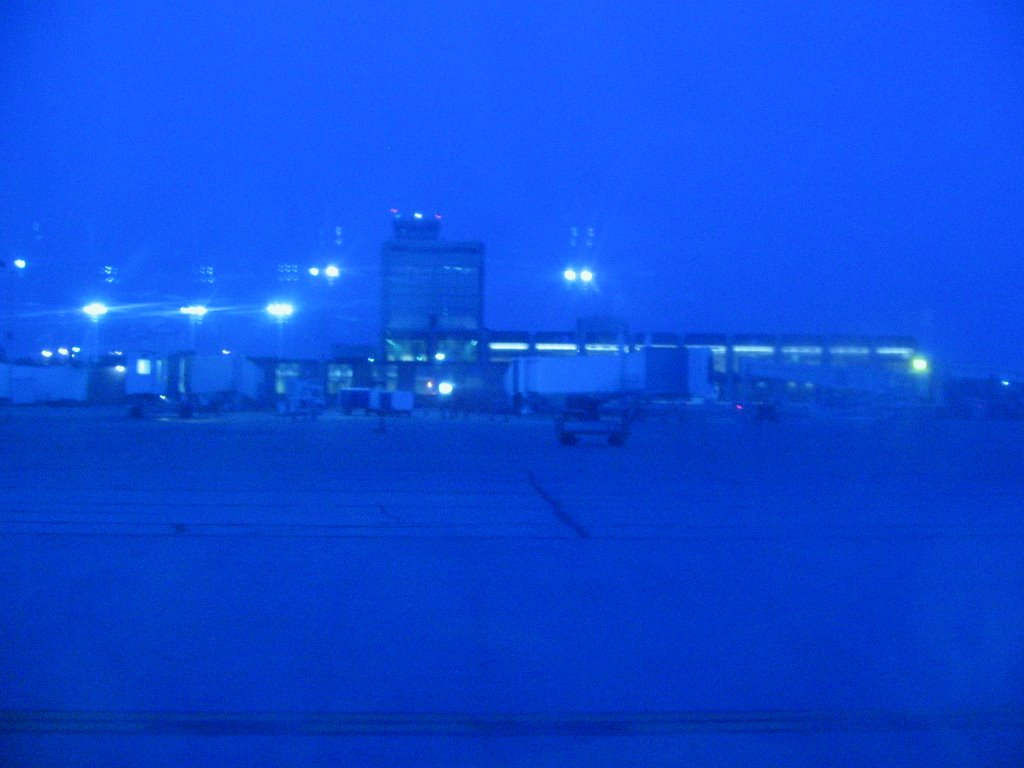 Akron Canton Airport at Night