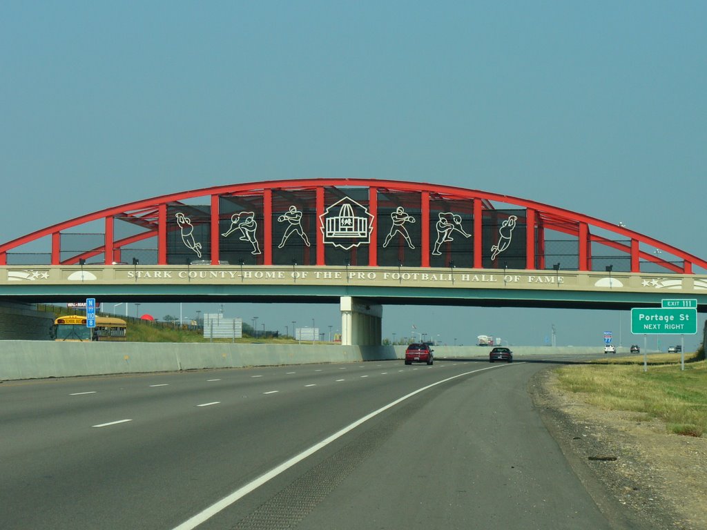Pro Football Hall Of Fame Bridge In Stark County