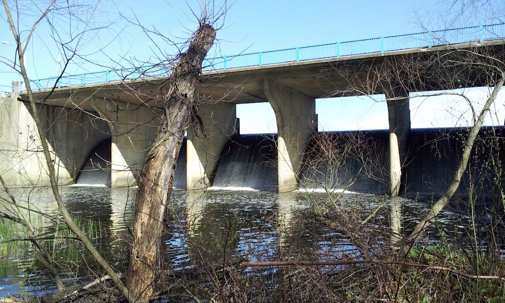 Tuscarawas River Diversion Dam and Harrington Road Bridge