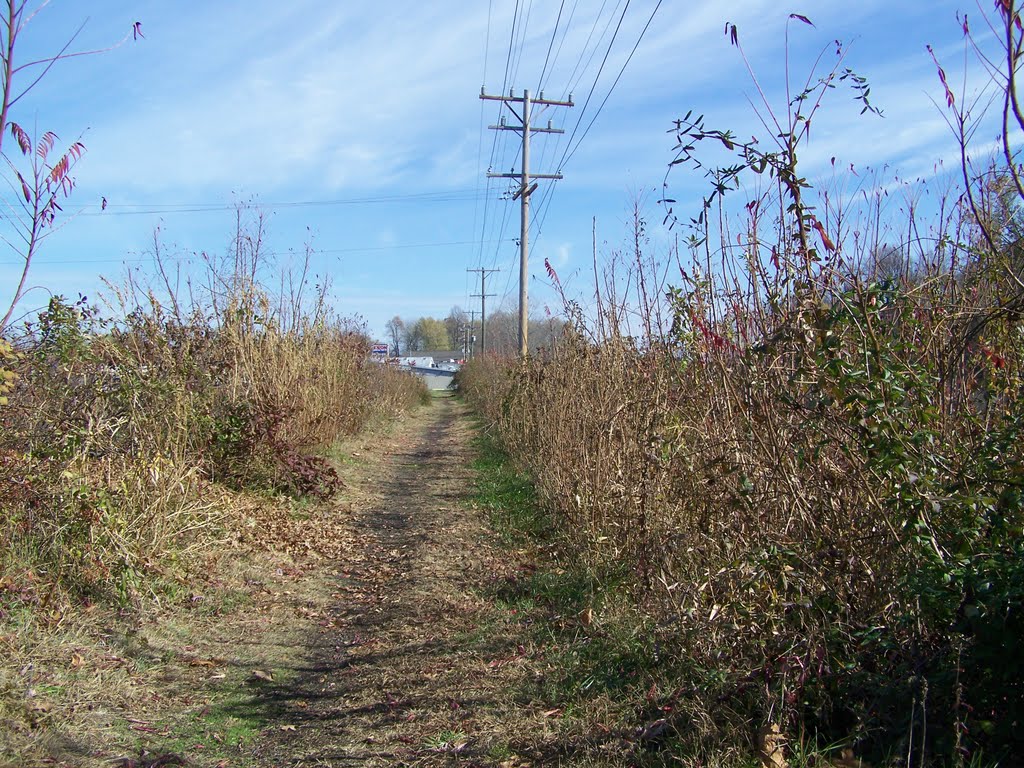 Trolley Car route, Williamstown, WV