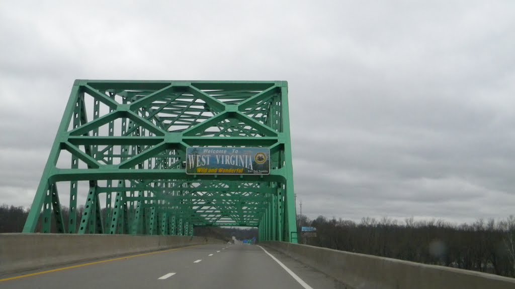 Bridge over Ohio River at West Virginia border.