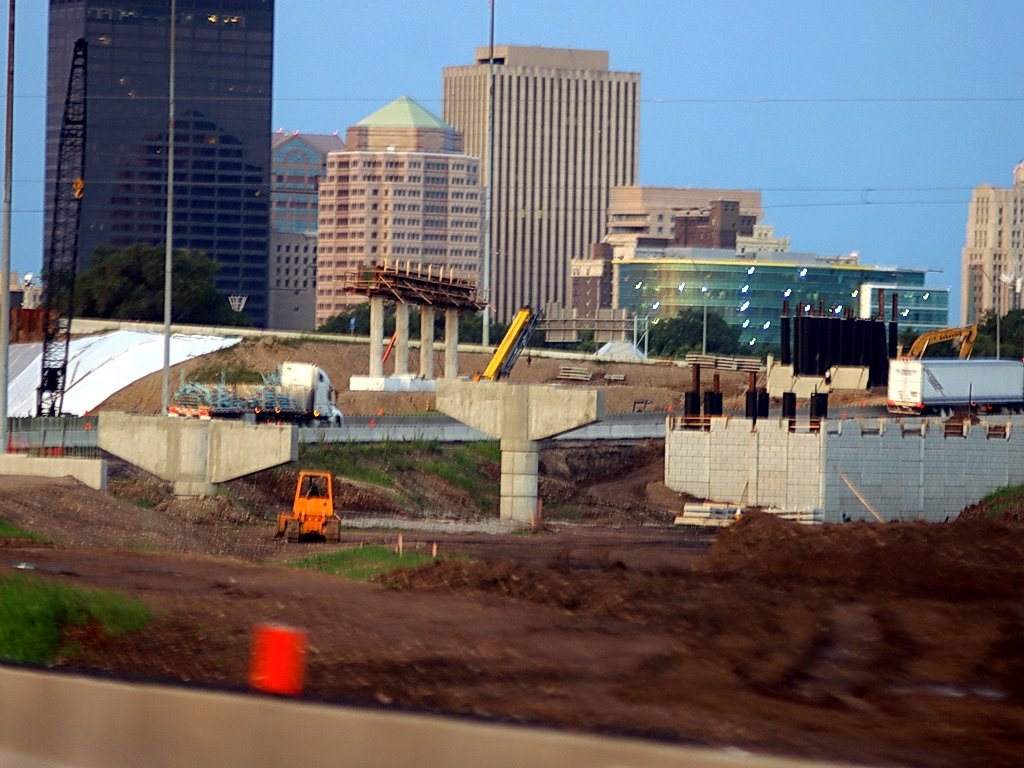 2008 I-75 view Dayton bridge destruction