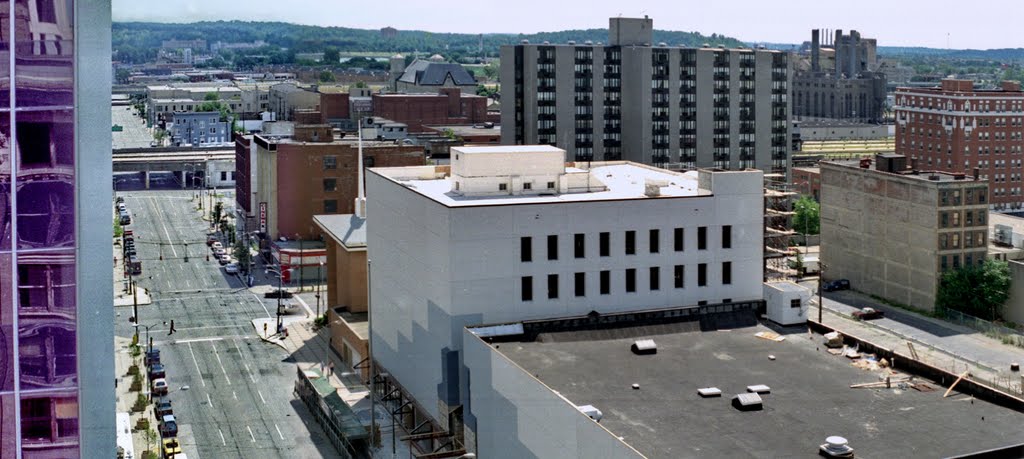 1987, View of Dayton from roof of Arcade Bldg