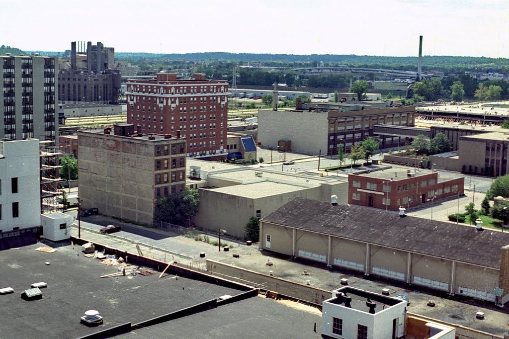 1987, View of Dayton from roof of Arcade Bldg -