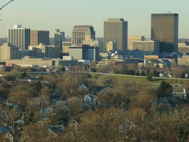 Downtown from Woodland Cemetary