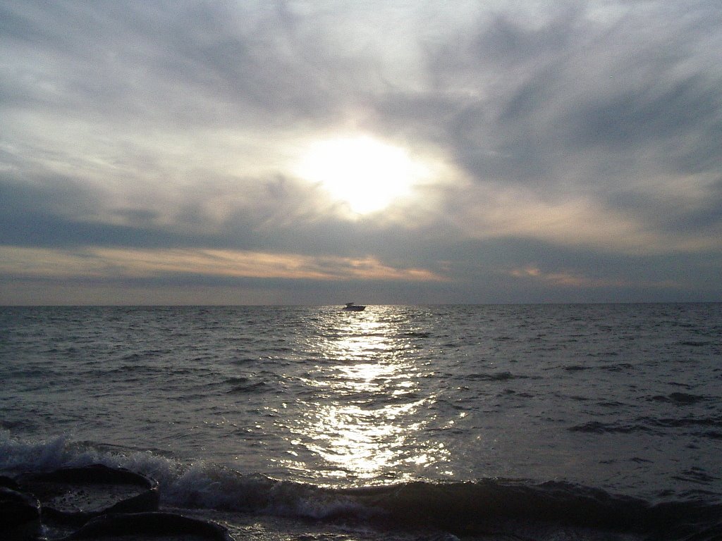 Summer Lake Erie Sunset