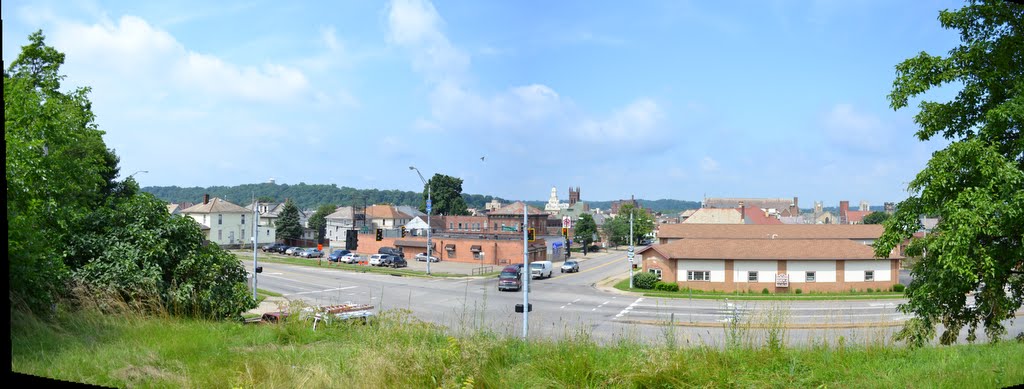Hilltop Panorama of East Side Zanesville
