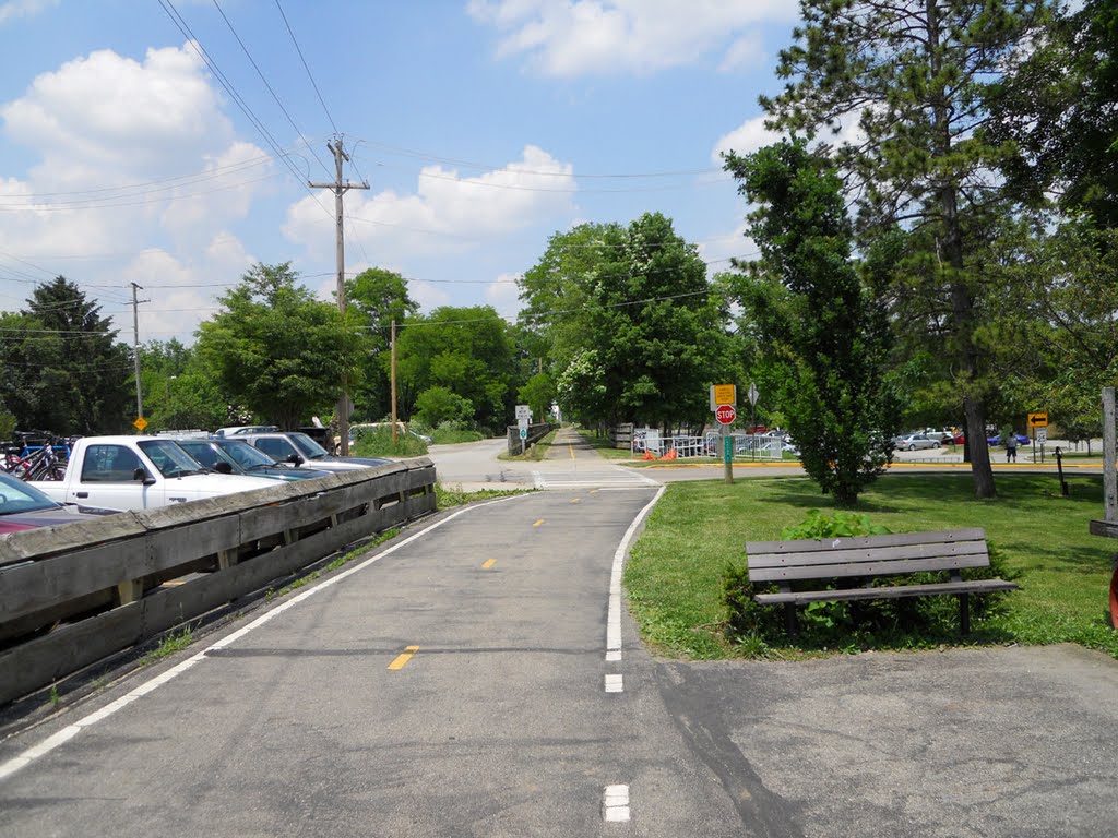Yellow Springs Bike Trail North at Station