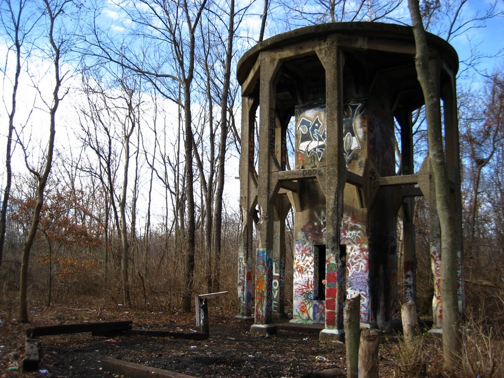 Old Erie Rail Yard Water Tower
