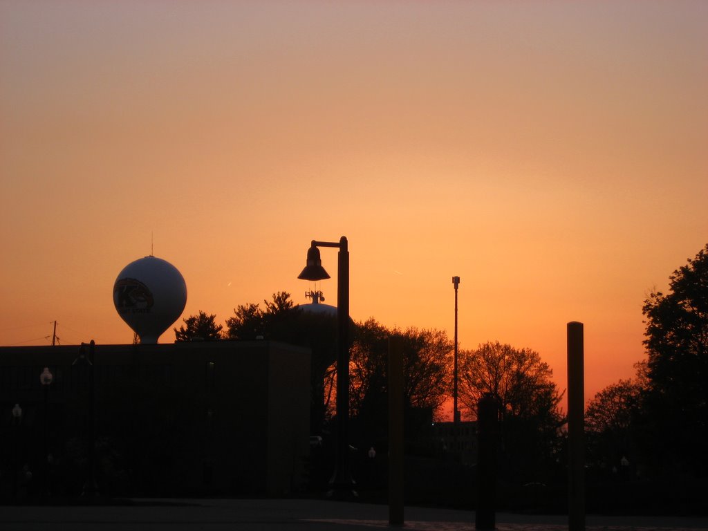 Sunset over KSU Campus