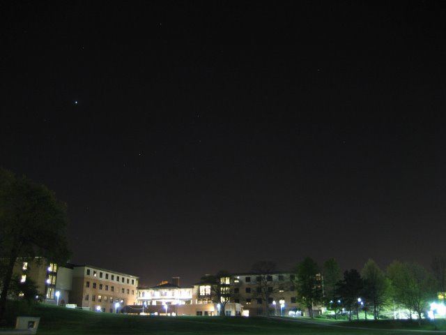 Stopher/Johnson Hall at Night
