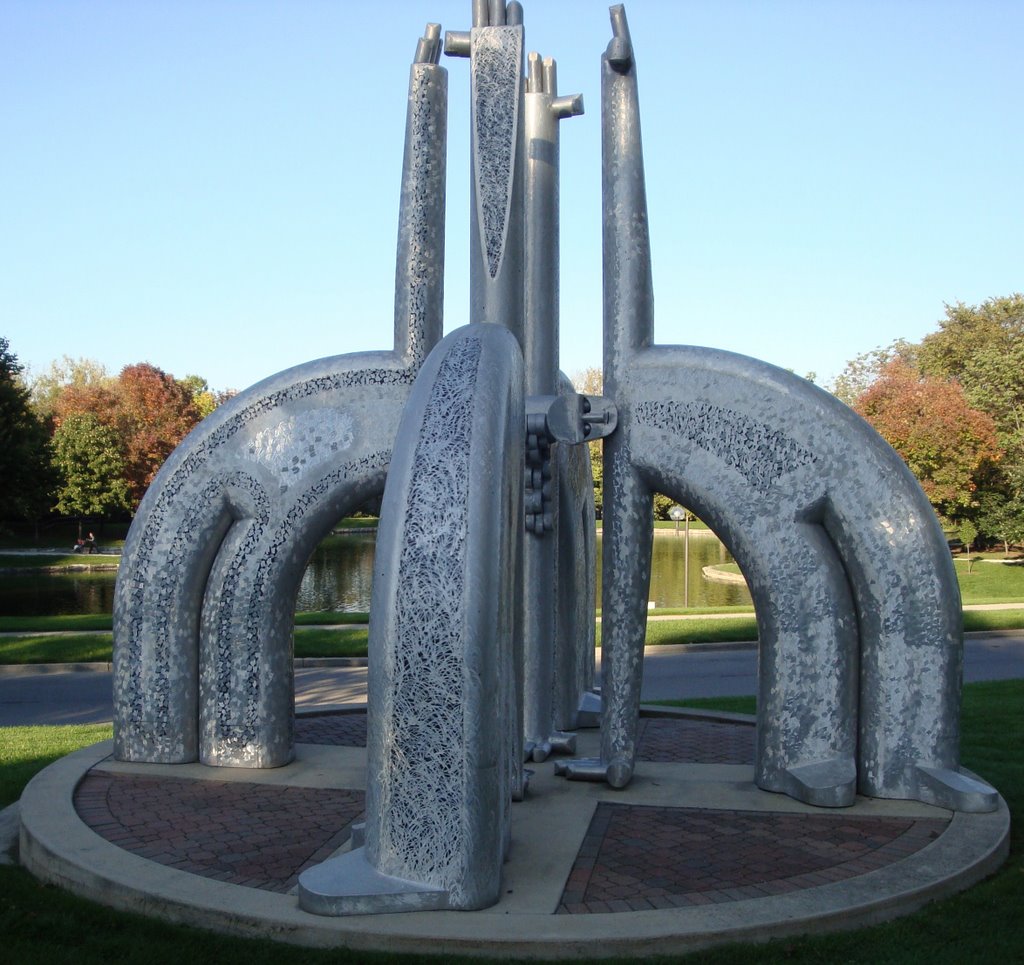 Statue Lincoln Park Boulevard Kettering, Ohio