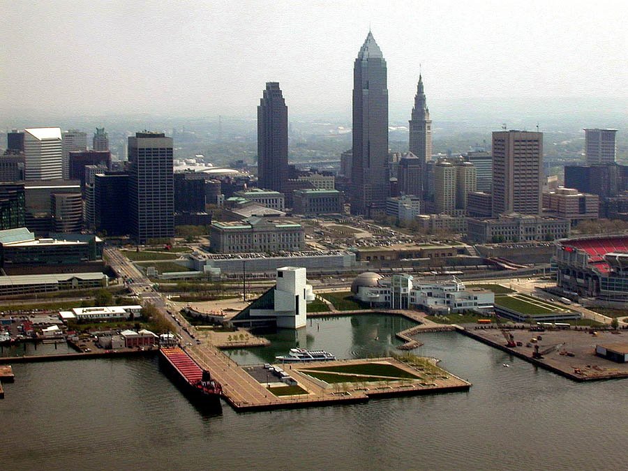 Rock and Roll Hall of Fame/Cleveland Aerial