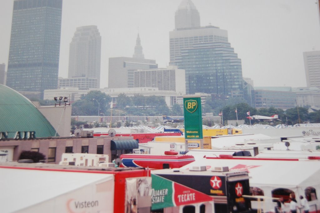 Downtown Cleveland Across The Race Paddock - KMF