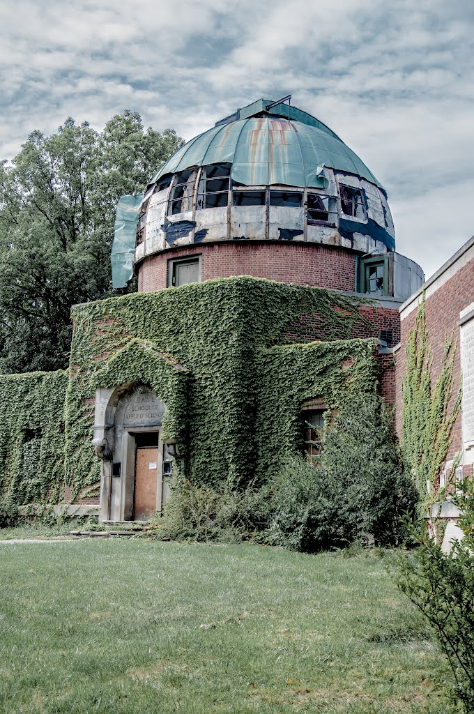 Warner and Swasey Observatory Ruin - Front and Dome