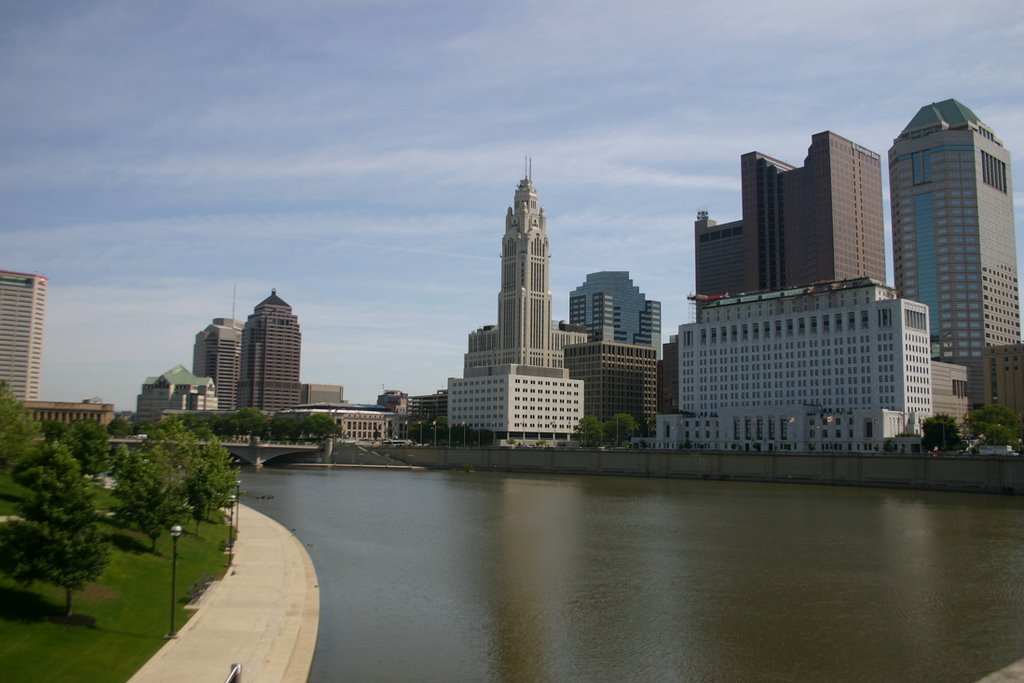 Skyline across the Scioto.