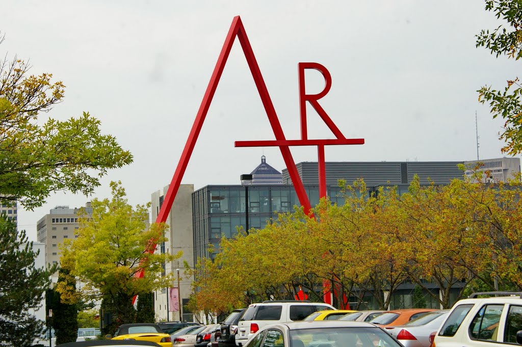 2010 Columbus, Ohio - Downtown - Art College Sign