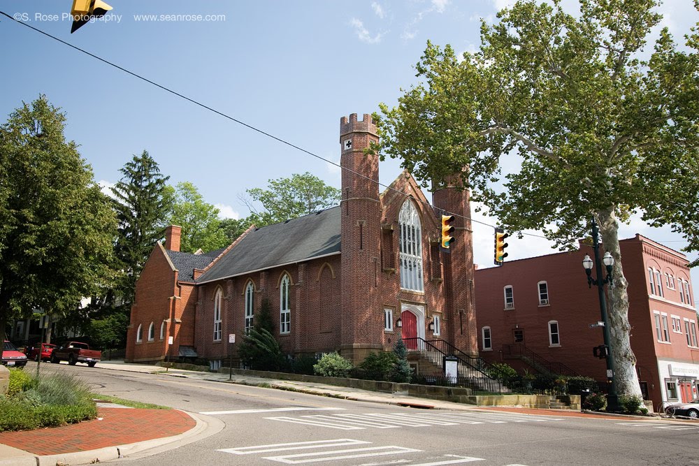 Downtown Lancaster, Ohio In Summer