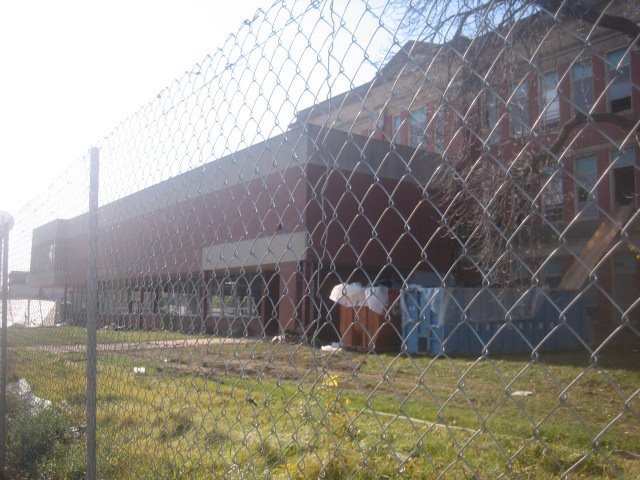 Lorain High Cafeteria before demolition.