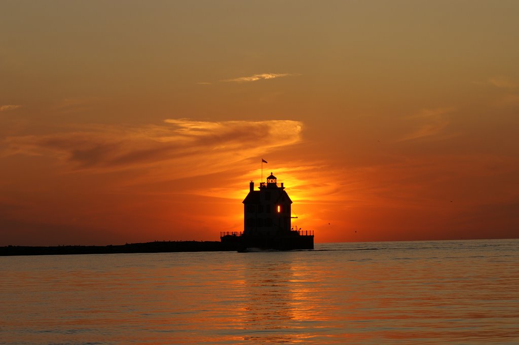 Lorain Harbor Sunset