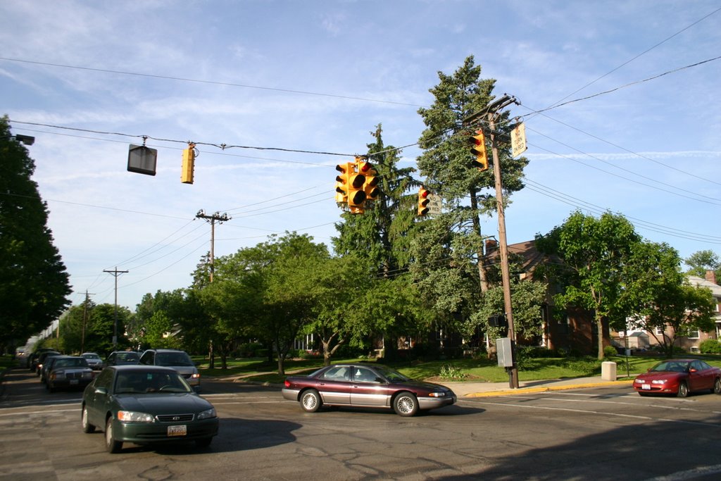 First and Grandview, looking south.