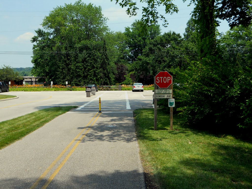 End of the Bike Trail - Little Miami Golf Course