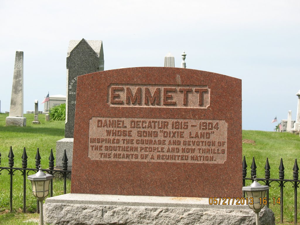 Dan Emmett-Author of "Dixie"