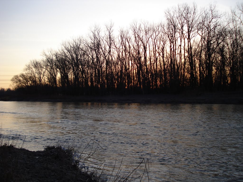 River sunrise