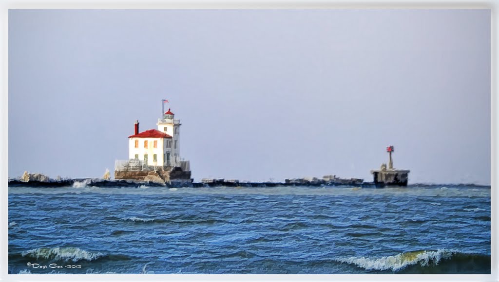 Lighthouse at the mouth of the Grand River
