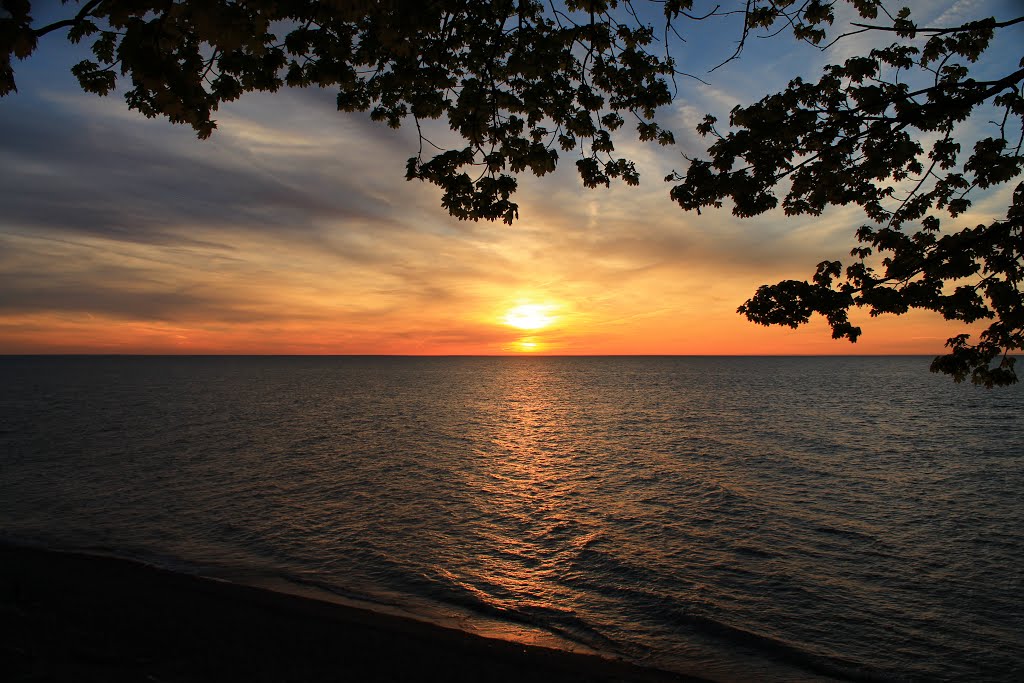 Sunset at Overlook Beach Park