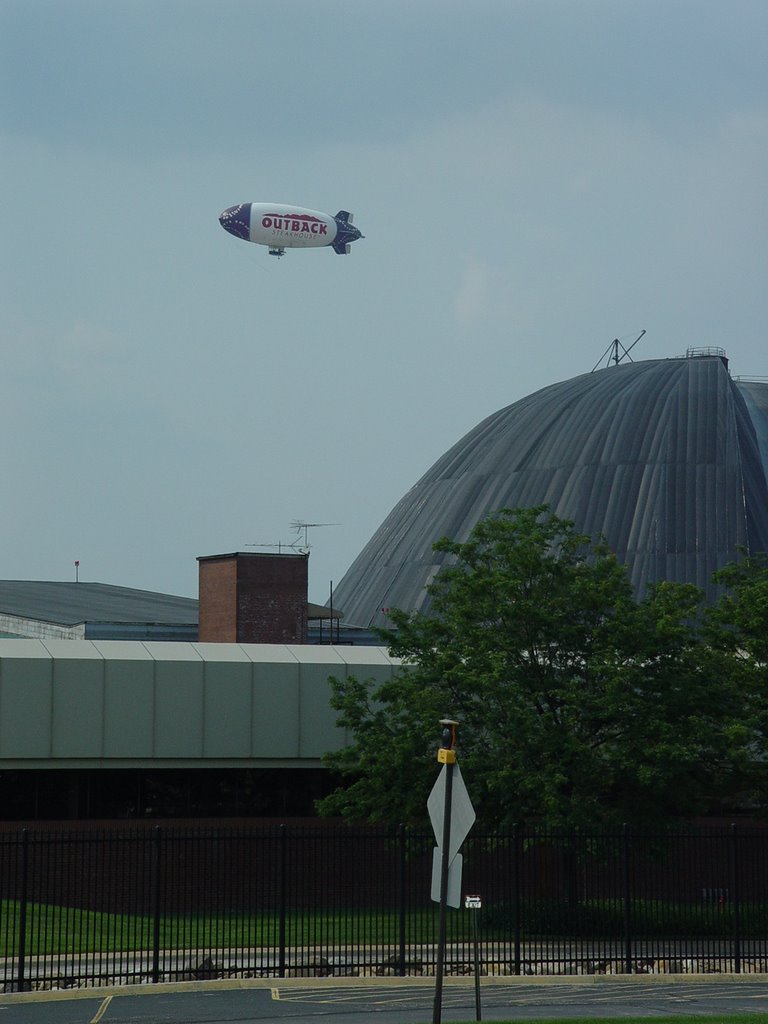 Blimp over the airdock