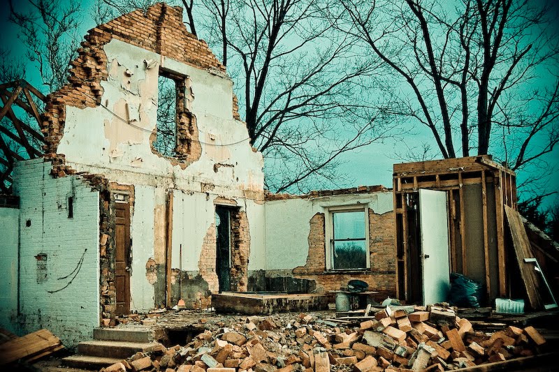 Demolished House - Hoke Road - Clayton Ohio