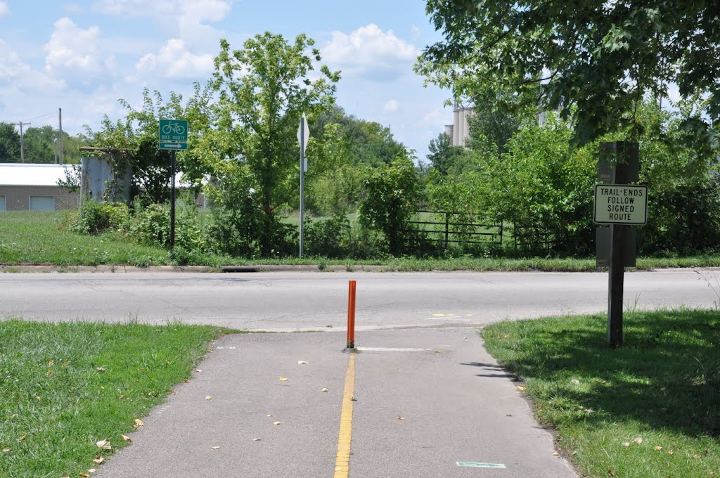 Bike Trail end in London, Ohio