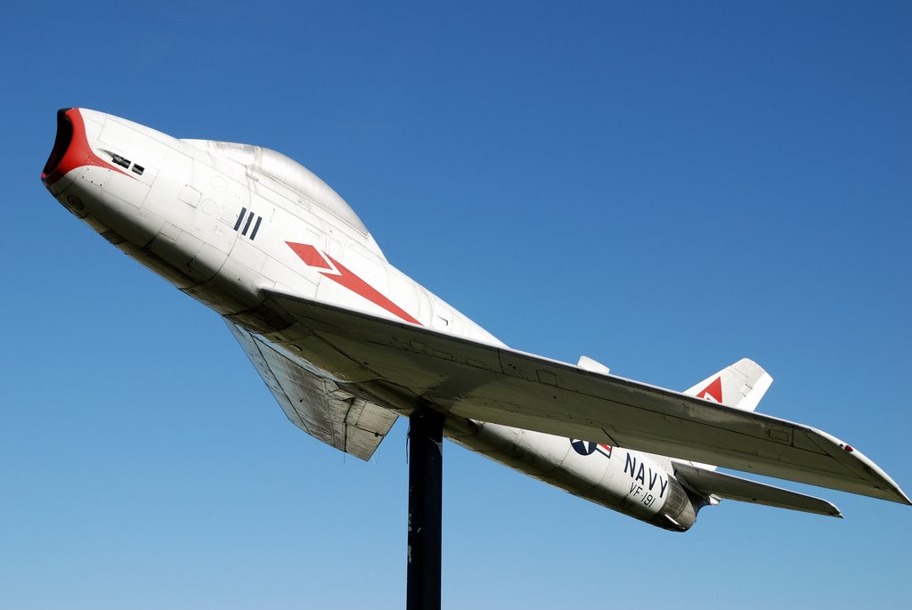 US Navy F4J-4B Fury Jet VF-191 Sabre Jet, Silver Creek, IN.