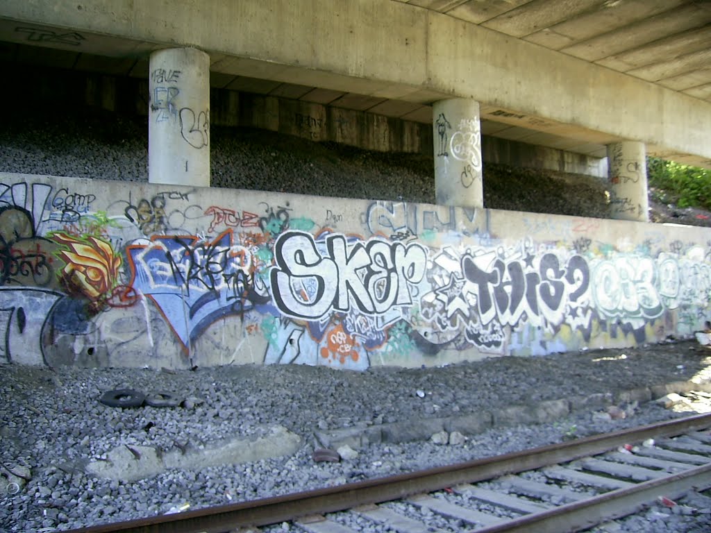 on the  tracks in Norwood.ohio