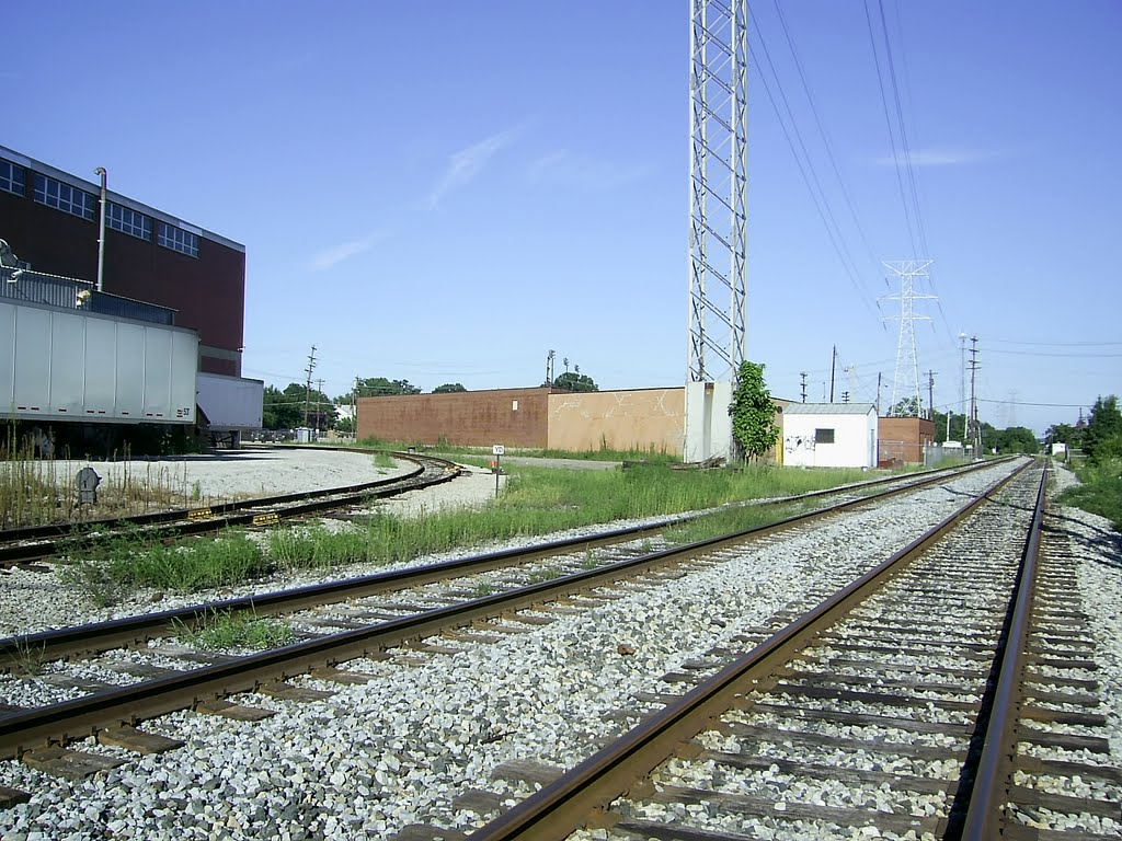 on the  tracks in Norwood.ohio