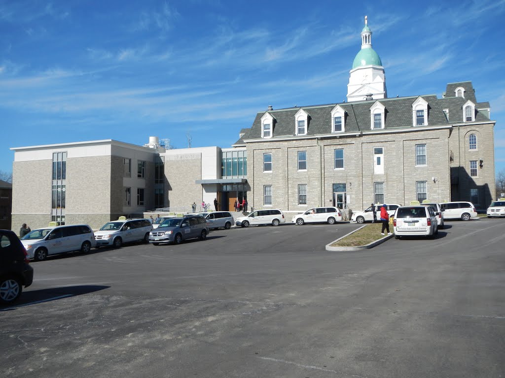 Saint Aloysius Orphanage. circa 1861.( new School left side of photo circa, 2011)