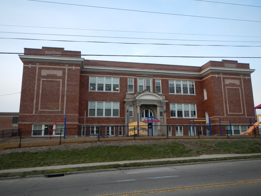 Mt. Healthy Prepartory and Fitness Academy.  formally,  Mt Healthy School, circa 1910. ?  National Register of Historic Places