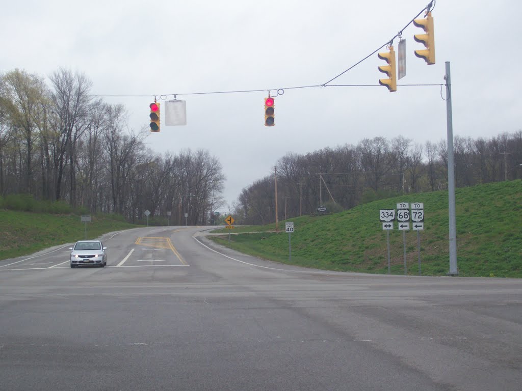 Derr Rd Northbound & OH-334 New Intersection 04/24/11
