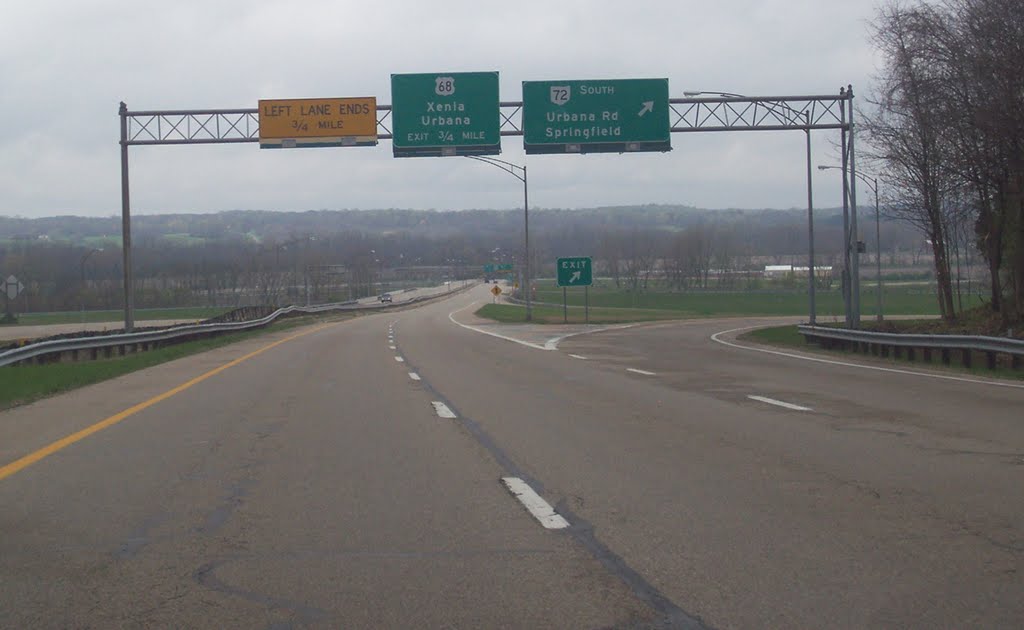 OH-72 South & Urbana Rd Exit on OH-334 Westbound 04/24/2011