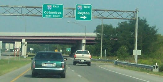 Exit to I-70 West on US-40 Eastbound 09/03/2011