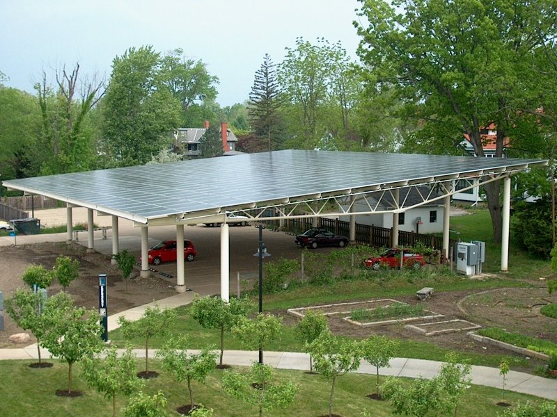 Lewis Center Solar Parking Pavilion